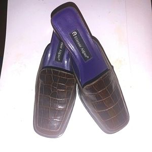 Brown slip on Cella Eitenne Aigner 8m shoes